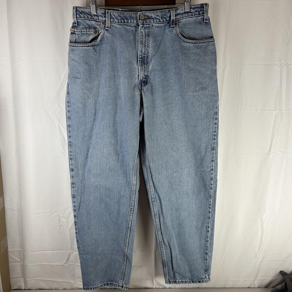 VTG Levis 560 Jeans Mens 36x30 Blue Tapered Leg 100% Cotton Denim Pants 90s‎